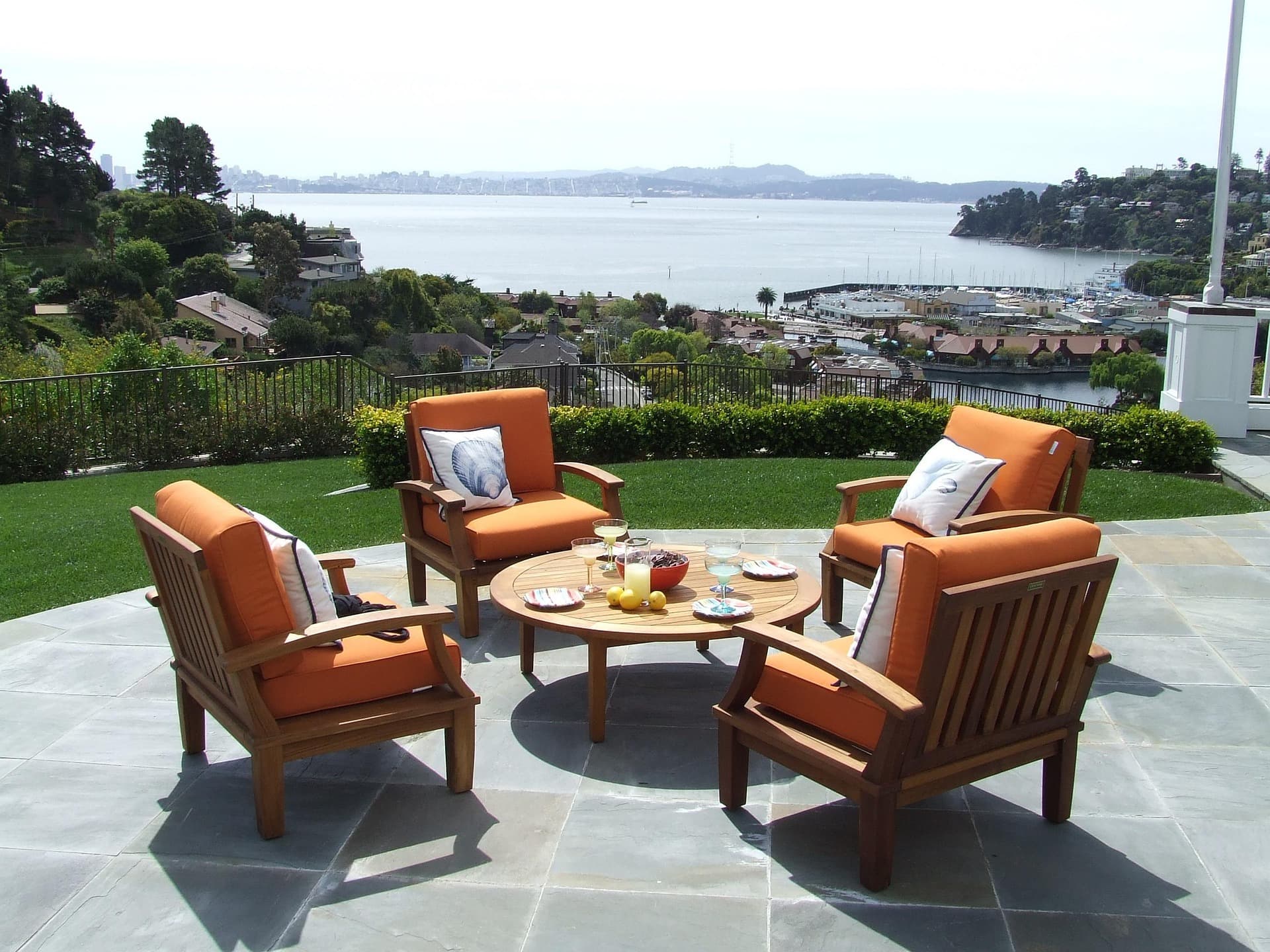 Incredible river views from our patio