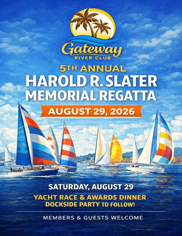 Harold R. Slater Memorial Regatta poster